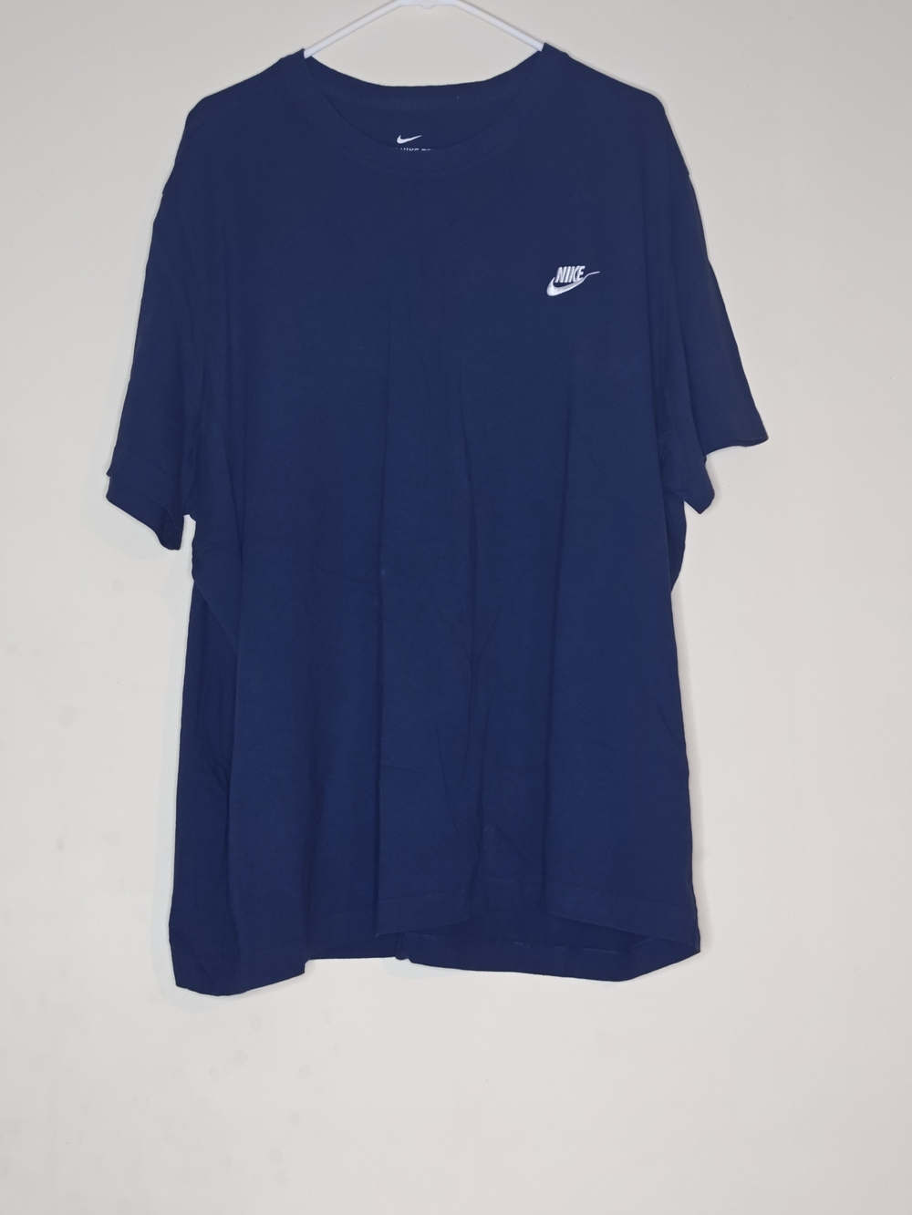 Nike Navy Blue Short Sleeve Tee with White Swoosh 3XL